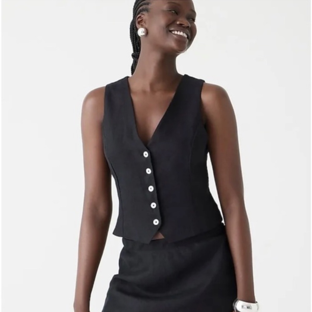 J.Crew Slim-Fit Linen Vest